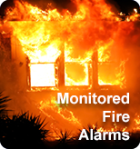 Monitored fire alarm